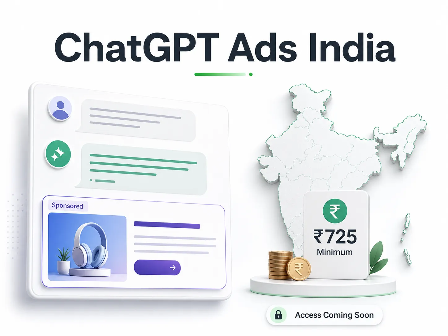 ChatGPT Ads India: ₹725 Minimum, but Self-Service Is Still Coming Soon