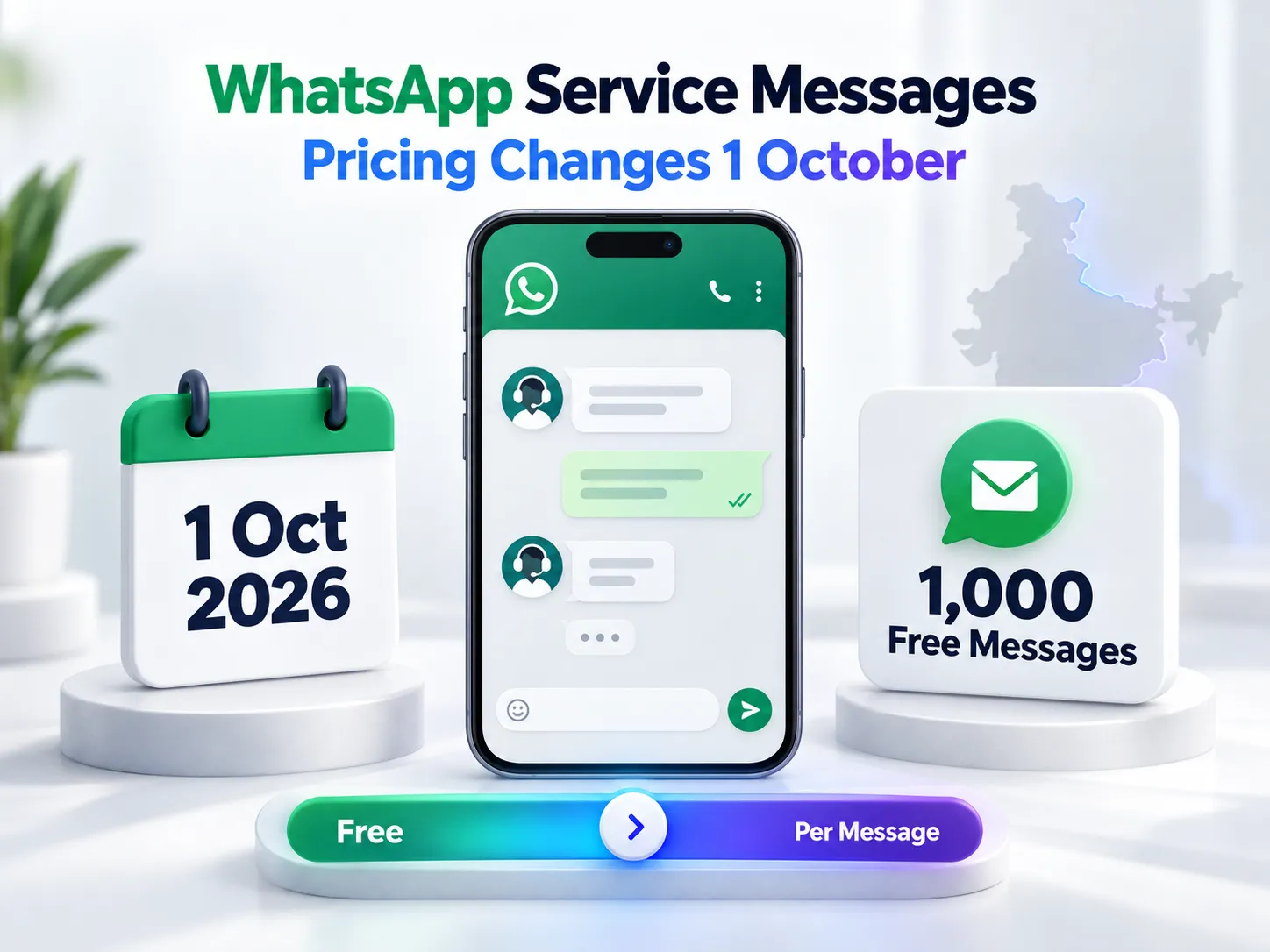 WhatsApp Business Platform service-message pricing change