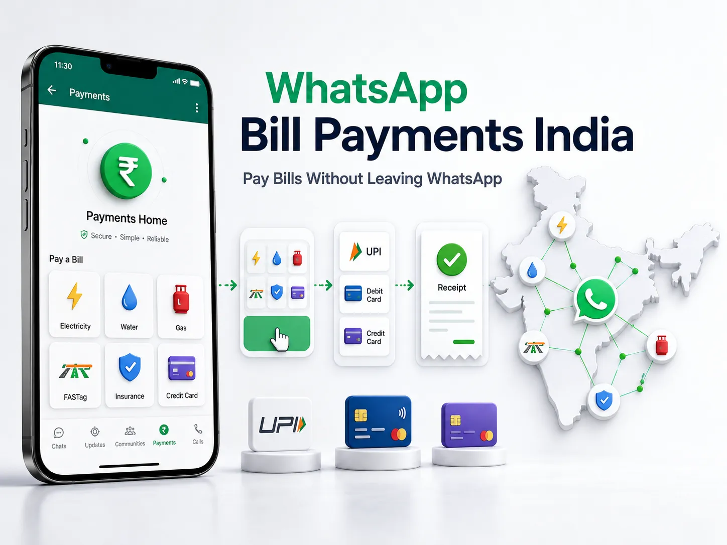 WhatsApp Bill Payments Launch in India: How to Pay Electricity, FASTag and Other Bills  2. URL SLUG