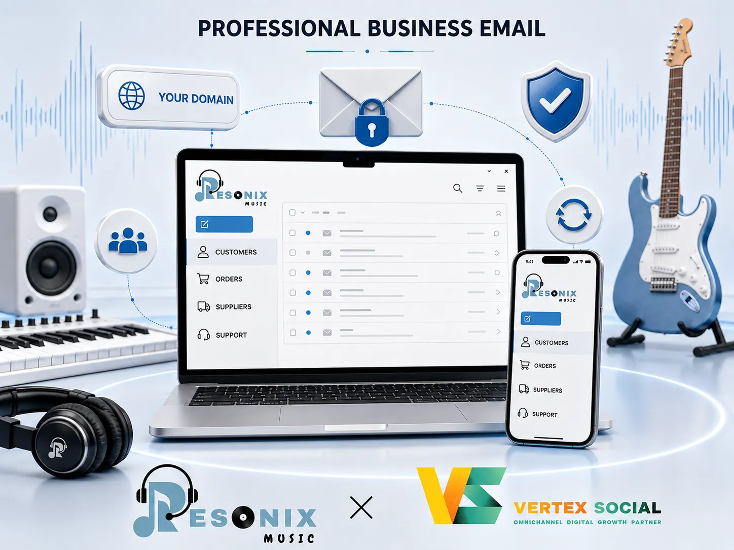 Resonix Music - Professional Business Email Setup