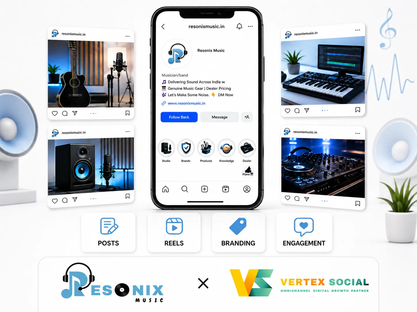 Resonix Music - Social Media Management