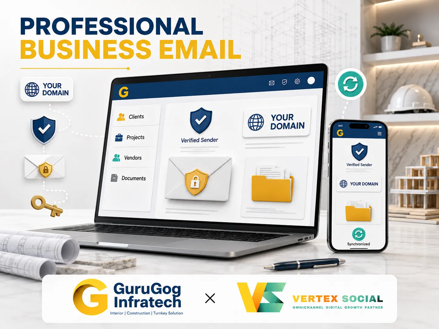 Gurugog Infratech - Professional Business Email Setup