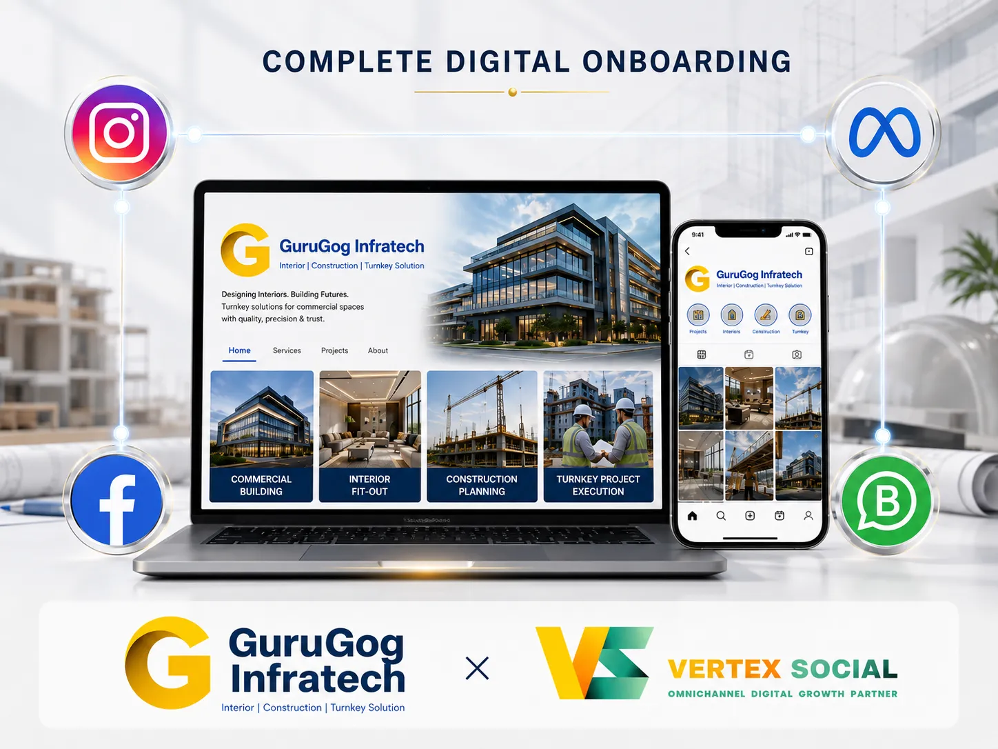 Gurugog Infratech - Complete Digital Business Onboarding